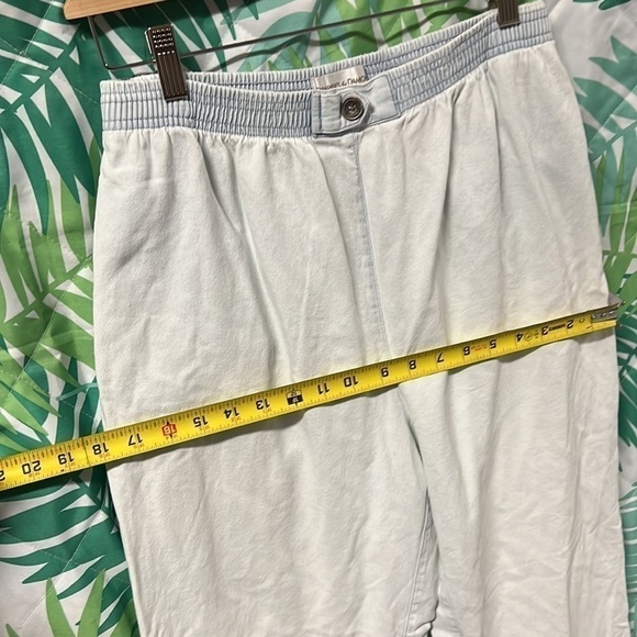 drapers & damons elastic waistband | washed look light blue | size M - Picture 10 of 11